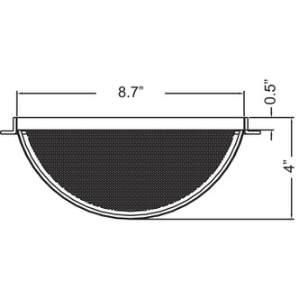 Iron LED Wall Fixture (20739LEDDLP-BRZ/OPL)