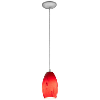 Merlot One Light Pendant (28011-1C-BS/RUSKY)