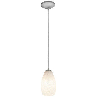 Champagne One Light Pendant (28012-1C-BS/WHST)