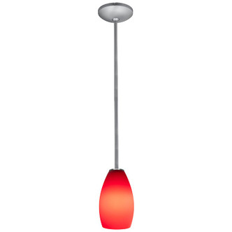 Champagne One Light Pendant (28012-1R-BS/RED)