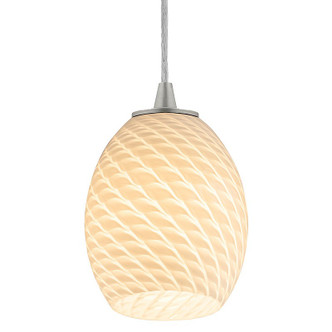 Brandy FireBird One Light Pendant (28023-1C-BS/WHTFB)