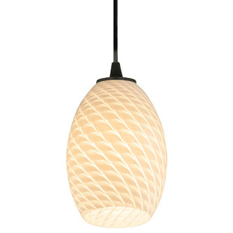 Brandy FireBird One Light Pendant (28023-1C-ORB/WHTFB)