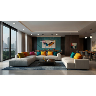 Anello LED Pendant (52068LEDD-MBL/ACR)