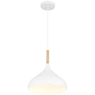Olivia One Light Pendant (52086-WH/WGN)