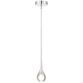 Georgia LED Pendant (62115LEDDCS-CH/CRY)