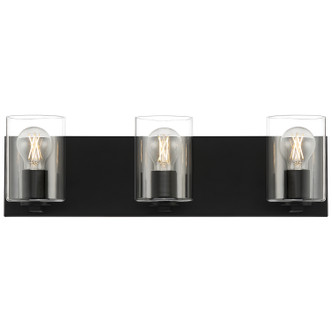 Oslo LED Vanity Fixture (62582LEDDLP-MBL/CLR)