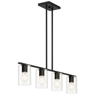 Oslo LED Linear Pendant (62586LEDDLP-MBL/CLR)