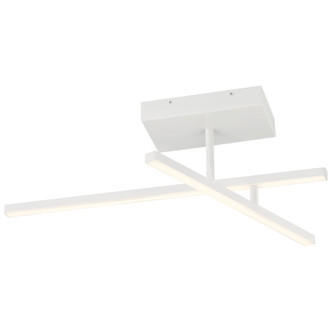 Duo LED Semi-Flush Mount (63077LEDD-MWH/ACR)