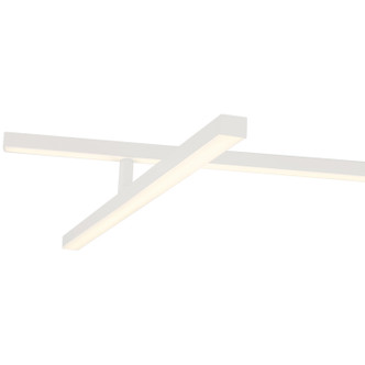 Duo LED Semi-Flush Mount (63078LEDD-MWH/ACR)