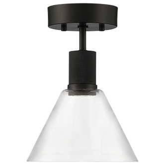Port Nine Martini LED Semi-Flush Mount (63146LEDD-MBL/CLR)
