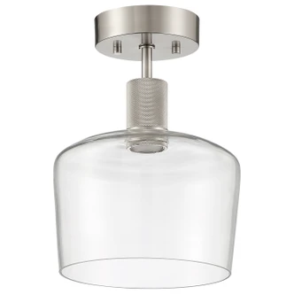 Port Nine Chardonnay LED Semi-Flush Mount (63147LEDD-BS/CLR)