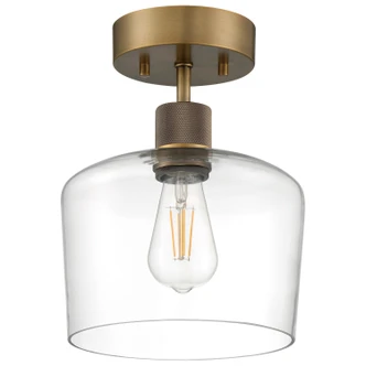 Port Nine Chardonnay LED Semi Flush Mount (63147LEDDLP-ABB/CLR)