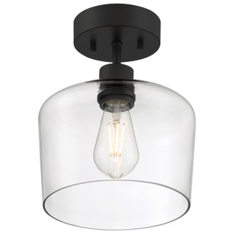 Port Nine Chardonnay LED Semi Flush Mount (63147LEDDLP-MBL/CLR)