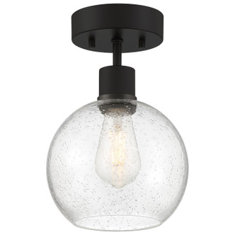 Access - 63148LEDDLP-MBL/SDG - LED Semi Flush Mount - Port Nine Burgundy - Matte Black