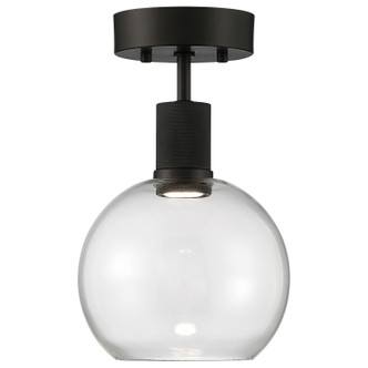 Port Nine Burgundy LED Semi-Flush Mount (63148LEDD-MBL/CLR)