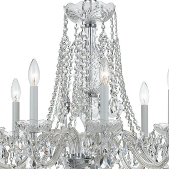Traditional Crystal Eight Light Chandelier (1138-CH-CL-S)