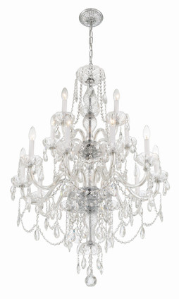 Traditional Crystal 15 Light Chandelier (1155-CH-CL-MWP)