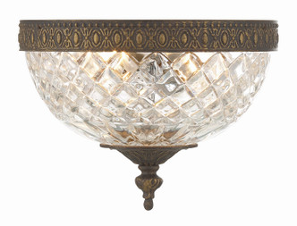 Crystorama - 117-8-EB - Two Light Flush Mount - Radley - English Bronze