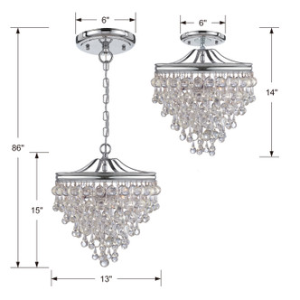 Calypso Three Light Mini Chandelier (130-CH)
