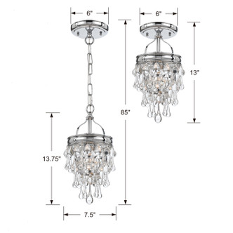 Calypso One Light Mini Chandelier (131-CH)