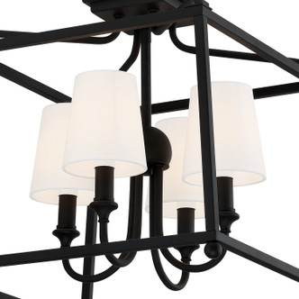 Sylvan Four Light Semi Flush Mount (2243-BF)