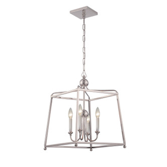 Sylvan Four Light Chandelier (2245-PN_NOSHADE)