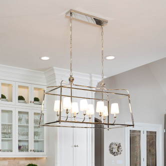 Sylvan Eight Light Chandelier (2249-PN)