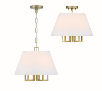 Westwood Five Light Semi Flush Mount (2255-VG_CEILING)