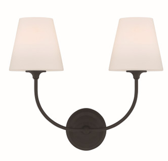 Sylvan Two Light Wall Sconce (2442-OP-BF)
