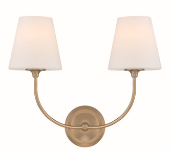 Sylvan Two Light Wall Sconce (2442-OP-VG)