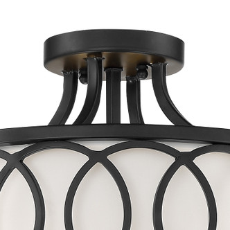 Graham Three Light Semi Flush Mount (285-MK)