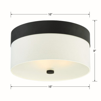 Grayson Three Light Flush Mount (293-DB)