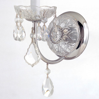 Imperial One Light Wall Sconce (3221-CH-CL-SAQ)