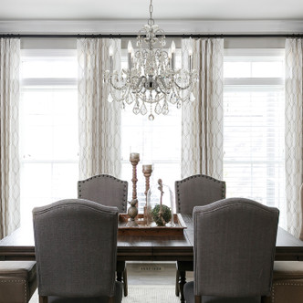 Imperial Six Light Chandelier (3226-CH-CL-SAQ)