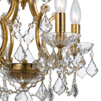 Filmore Four Light Mini Chandelier (4454-GA-CL-SAQ)