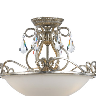Ashton Three Light Semi Flush Mount (5010-OS-CL-S)