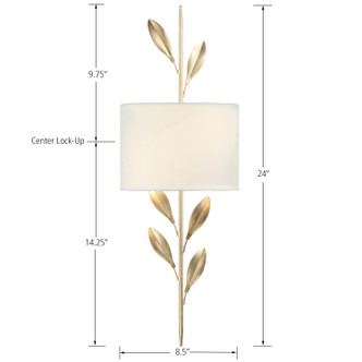 Broche Two Light Wall Sconce (501-GA)