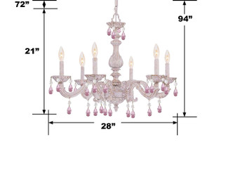 Paris Market Six Light Chandelier (5036-AW-RO-MWP)