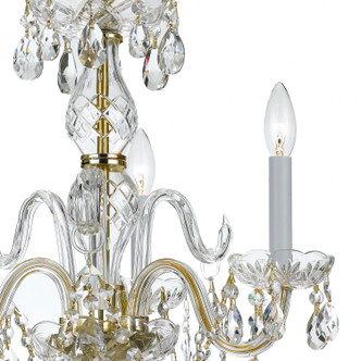 Traditional Crystal Three Light Mini Chandelier (5044-PB-CL-MWP)