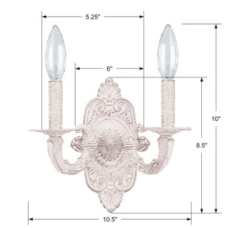 Paris Market Two Light Wall Sconce (5122-AW)