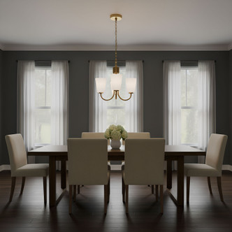 Miles Three Light Chandelier (GLC1123SB)