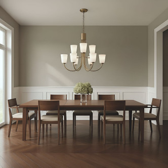 Miles Nine Light Chandelier (GLC1139SB)