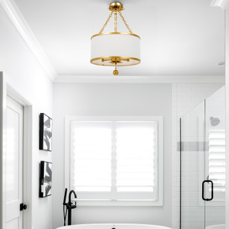 Broche Three Light Semi Flush Mount (513-GA_CEILING)