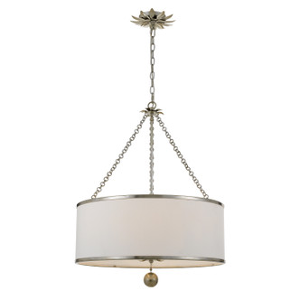 Broche Six Light Chandelier (518-SA)