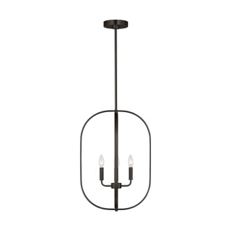 Generation Lighting - GLC1304MBK - Four Light Chandelier - Loretto - Midnight Black