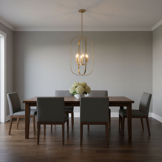 Loretto Six Light Chandelier (GLC1316SB)