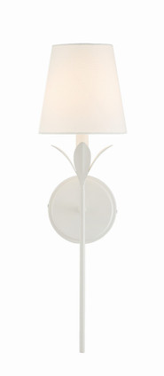 Crystorama - 531-MT - One Light Wall Sconce - Broche - Matte White