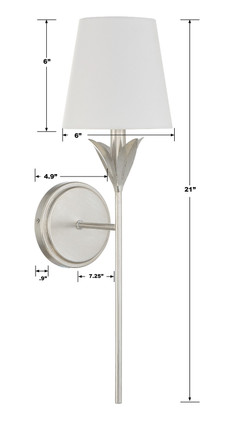 Broche One Light Wall Sconce (531-SA)