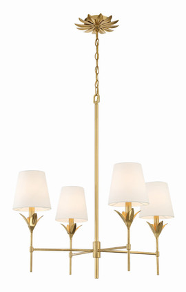 Broche Four Light Chandelier (534-GA)