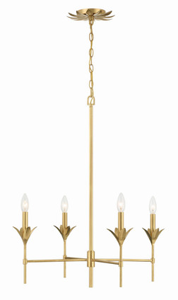 Broche Four Light Chandelier (534-GA)